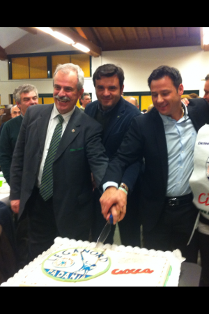 Taglio della torta con Ciocca e Mura