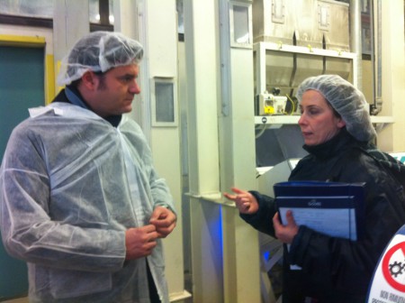 in visita alla Riso Scotti